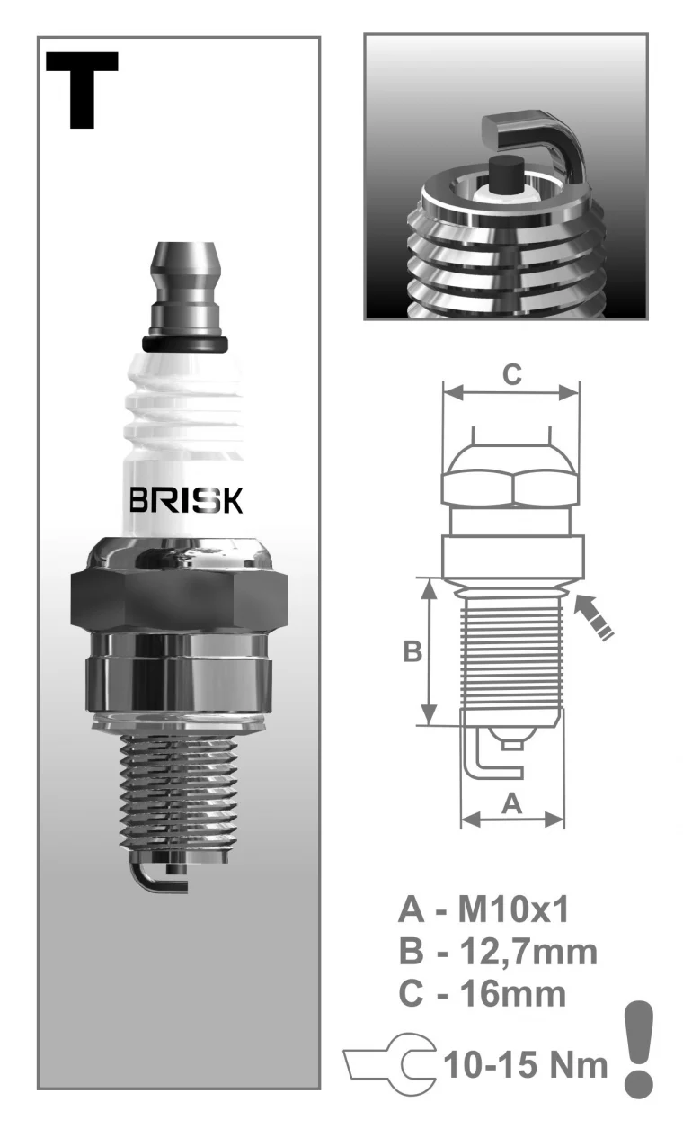 Brisk Zapalovací svíčka (TR14C)