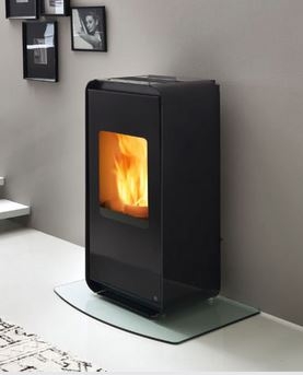 Edilkamin NEA Air Tight, 8kW černé sklo Edilkamin NEA Air Tight, 8kW černé sklo