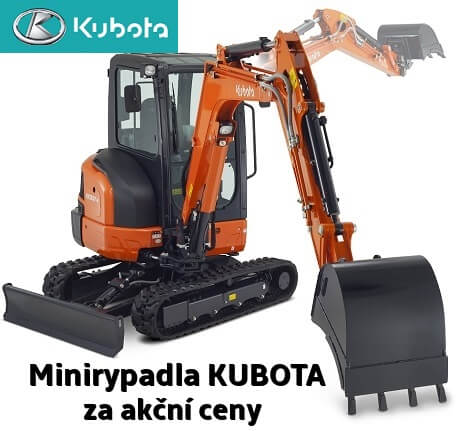 rypadla Kubota komunální technika ELVA PROFI