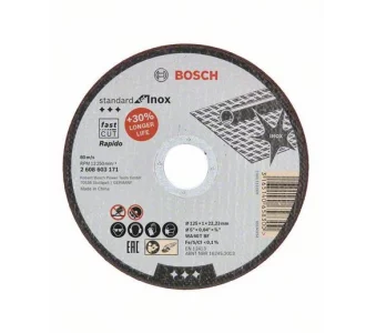 Bosch Kotouče řezné na nerez 125x1,0x22,2 mm (2608603171)