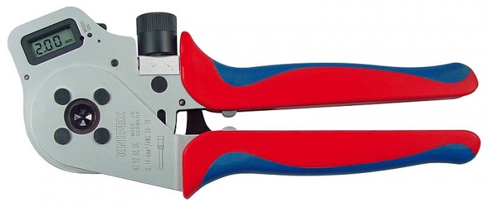 Knipex Čtyřtrnové lisovací kleště pro soustružené kontakty 250 mm (975265DGA)