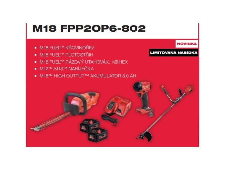 Milwaukee M18FPP 2OP6 802